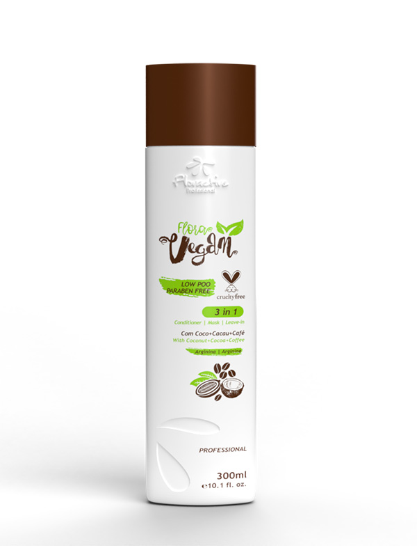 Flora Vegan 3 in 1 Conditioner - Mask - Leave-in 300ml